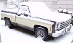 77 Chevy C10 Silverado in the snow 2005