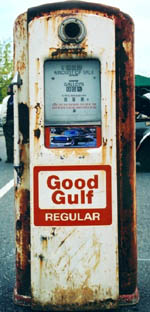 Gas Pump Gulf Gas