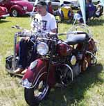 47 Indian Motorcycle w/sidecar