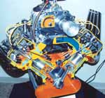 50's Cutaway S/chgd Hemi V8 Engine