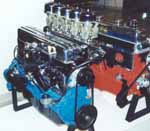 Hot Rodded Chevy 6cyl Engine