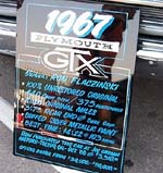 67 Plymouth GTX 2dr Hardtop