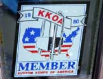 Decal Member KKOA 1980