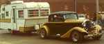 34 Chevy Coupe w/Camping Trailer