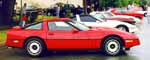85 Red Corvette